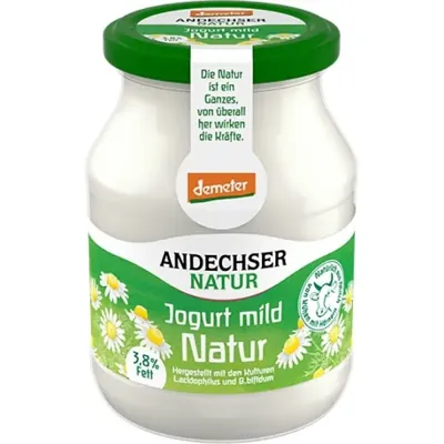 Demeter - Iogurte suave Natural 3,8%, 500g