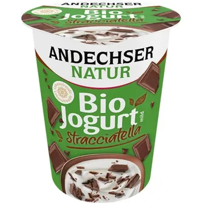 BIO - Iogurte suave Stracciatella 3,8%, 400g Cp.