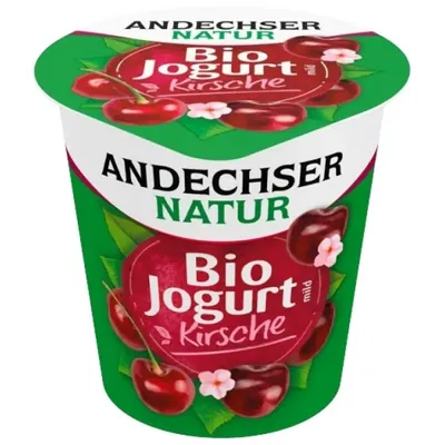 BIO - Iogurte suave Cereja 3,8%, 150g