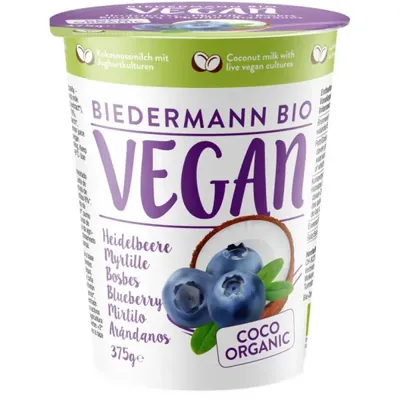 BIO - VEGAN Cocogurte Mirtilo, 375g